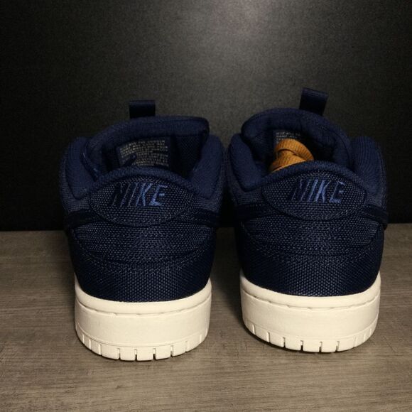 Nike SB Dunk Low Pro PRM 90s Backpack Navy Desert Ochre DX6775-400 Men's 6.5 - Picture 5 of 7